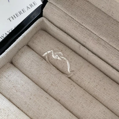 Lightweight Knot Open Ring -