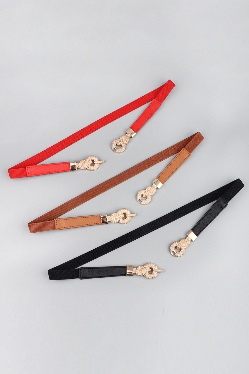 Buckle PU Leather Belt -