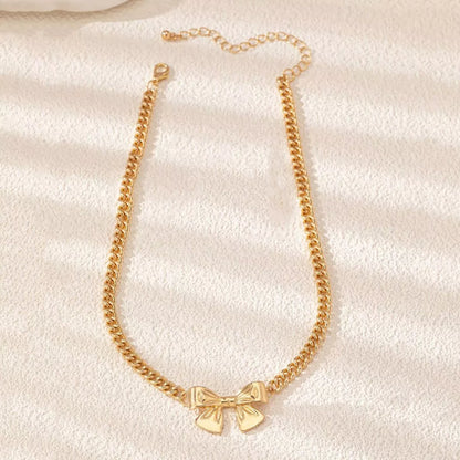 Bowknot Chain Necklace -