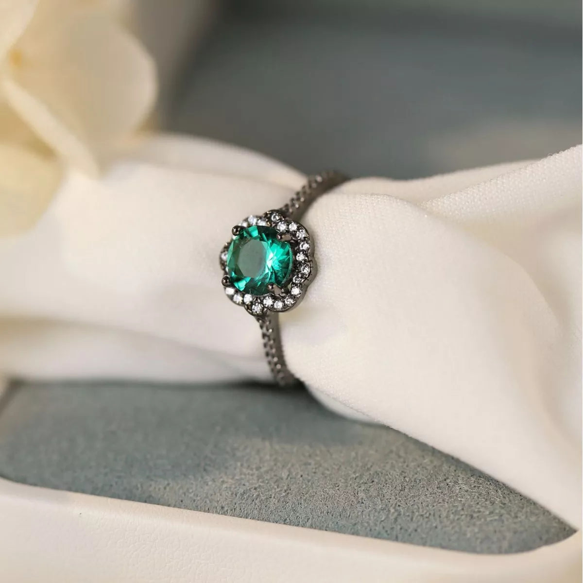 Zircon Minimalist Ring -