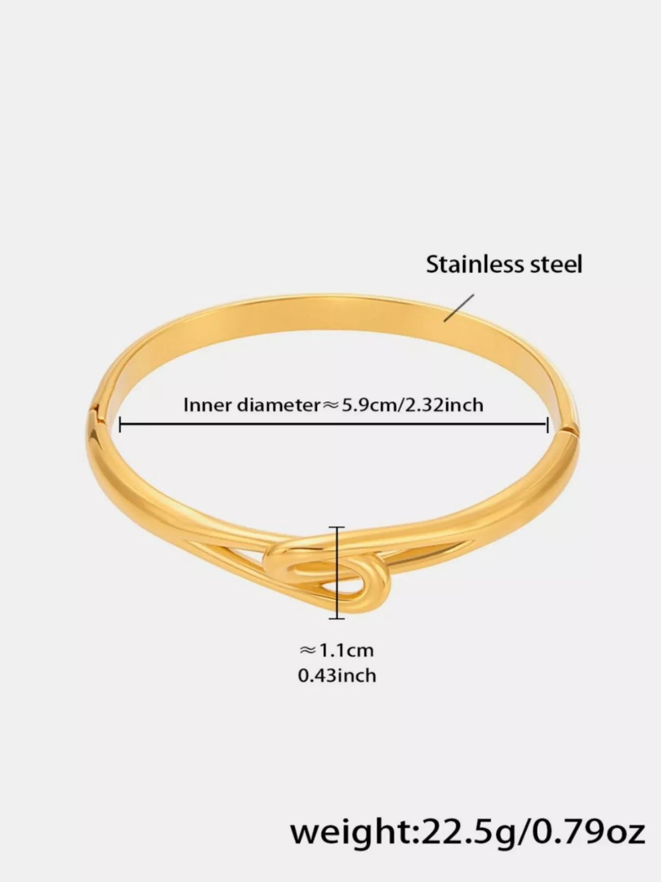 Gold-Plated Zircon Bracelet -