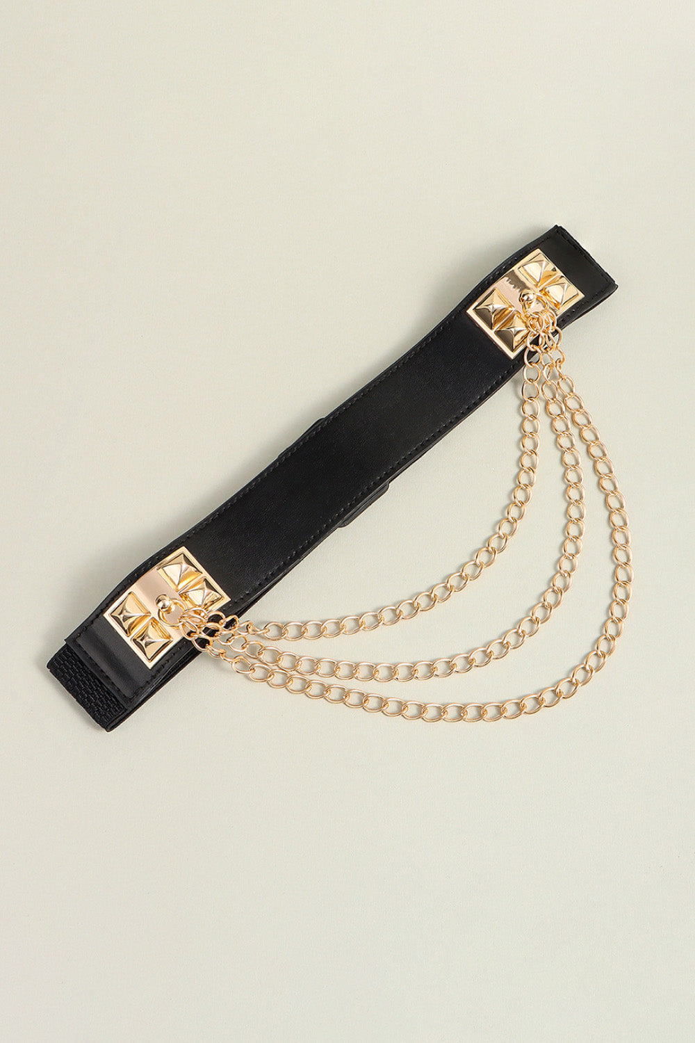 Elastic Belt with Chain -
