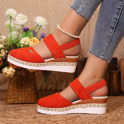 Espadrille Wedge Sandals -