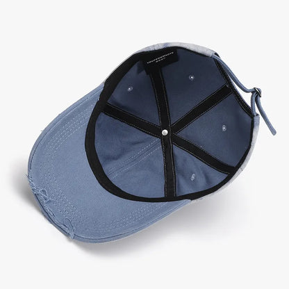 Distressed Adjustable Cotton Hat -