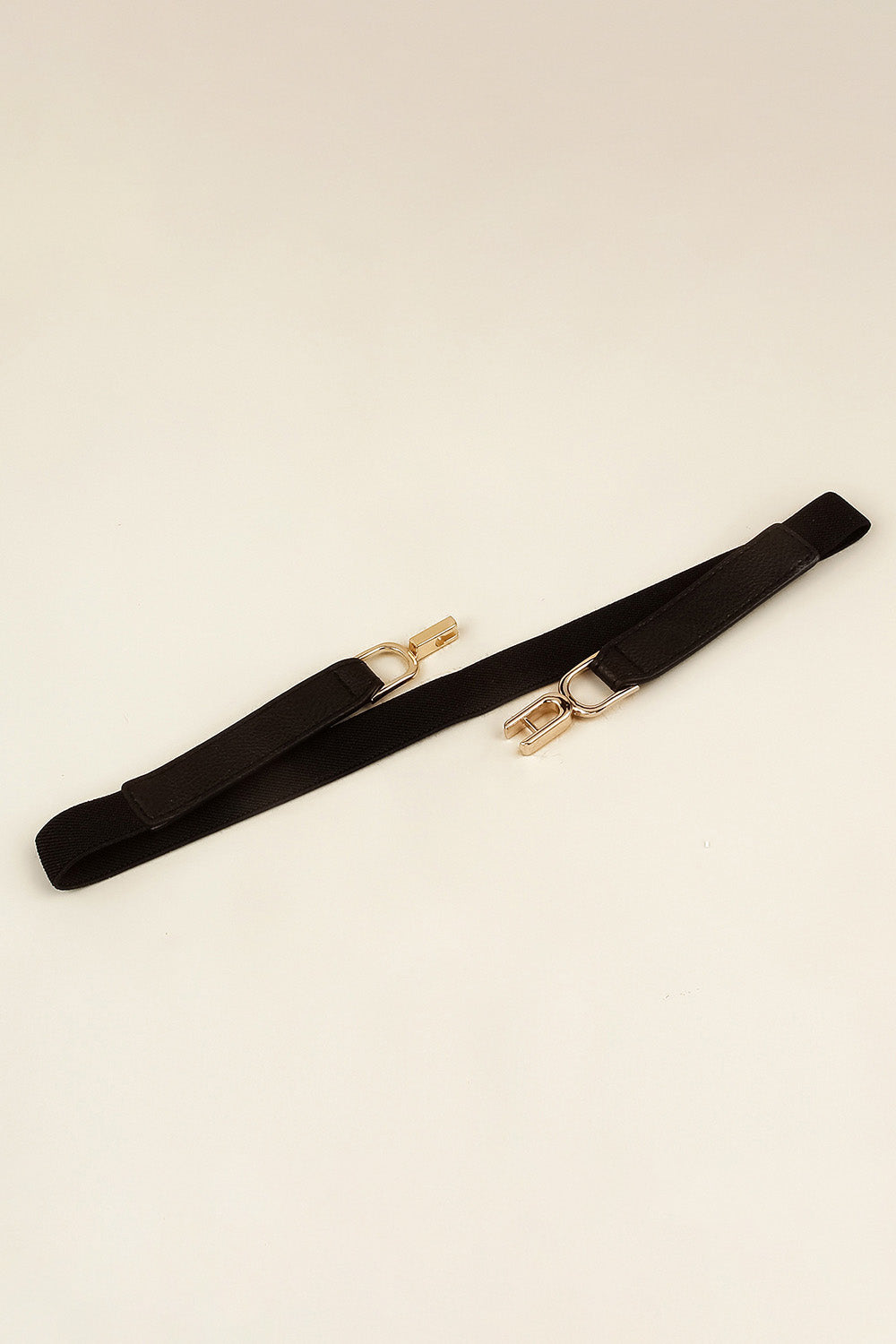 Alloy Buckle Elastic Belt -
