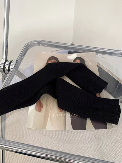 Knitted Arm Warmer Gloves -