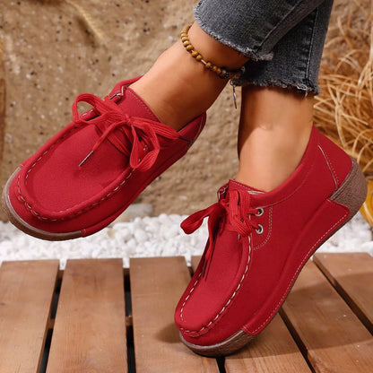 Lace-Up Casual Loafers -