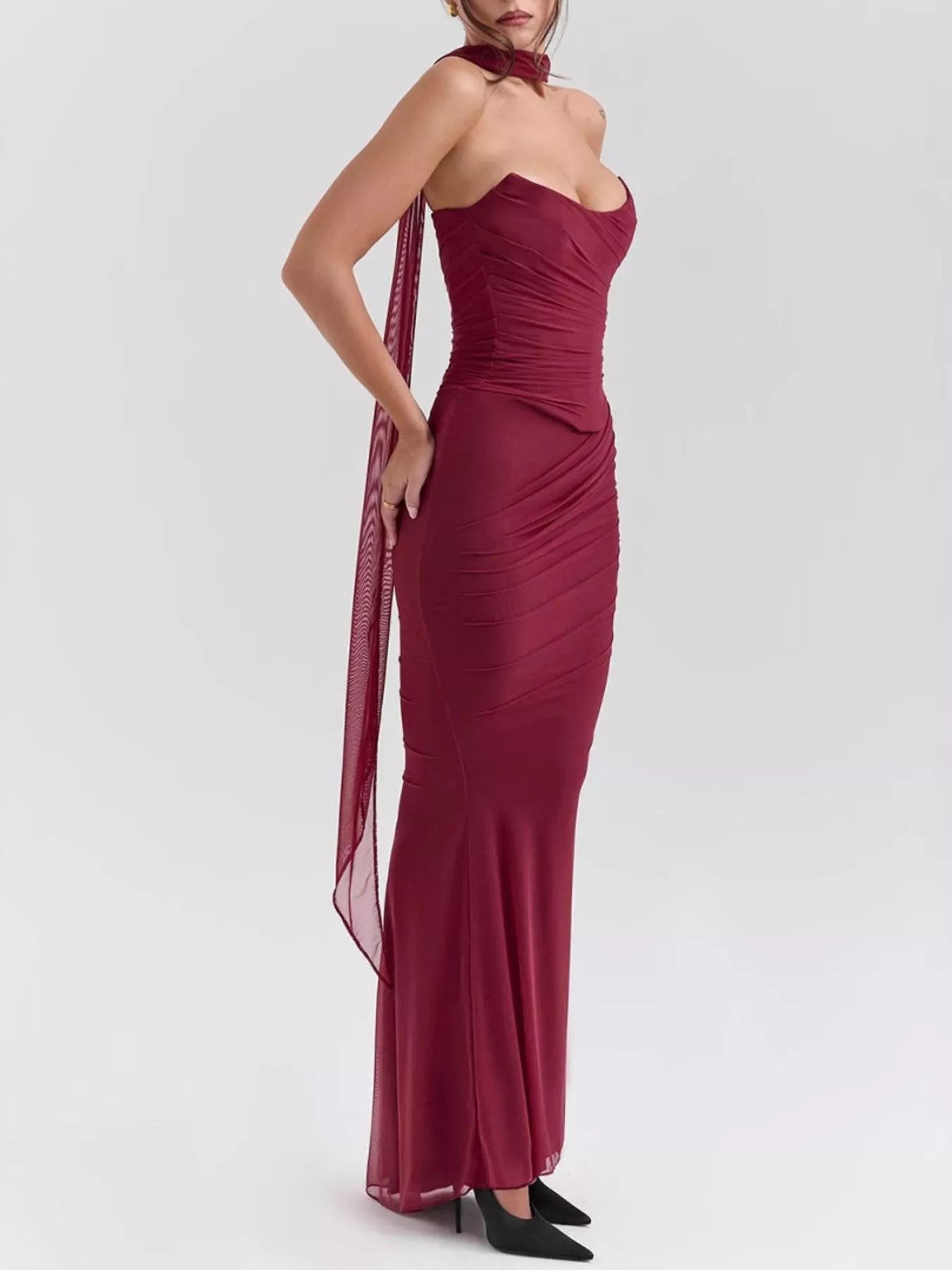 Tube Top and Maxi Skirt Set -