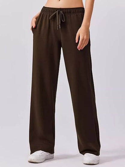Relaxed Fit Quarter-Zip Top and Pants Set -
