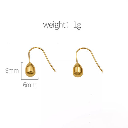 18K Gold-Plated Teardrop Earrings -