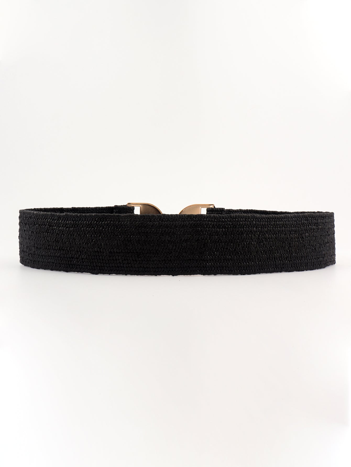 Alloy Buckle Elastic Belt -