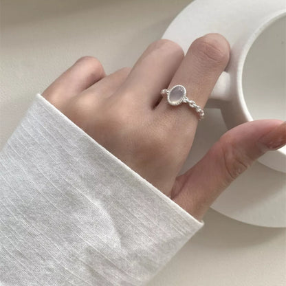 Agate Open Ring -