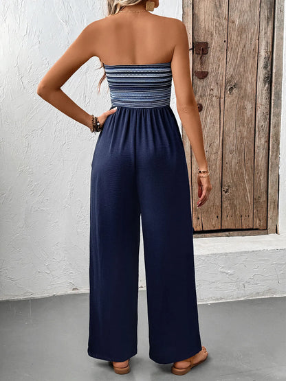 Tube Wide Leg Jumpsuit -