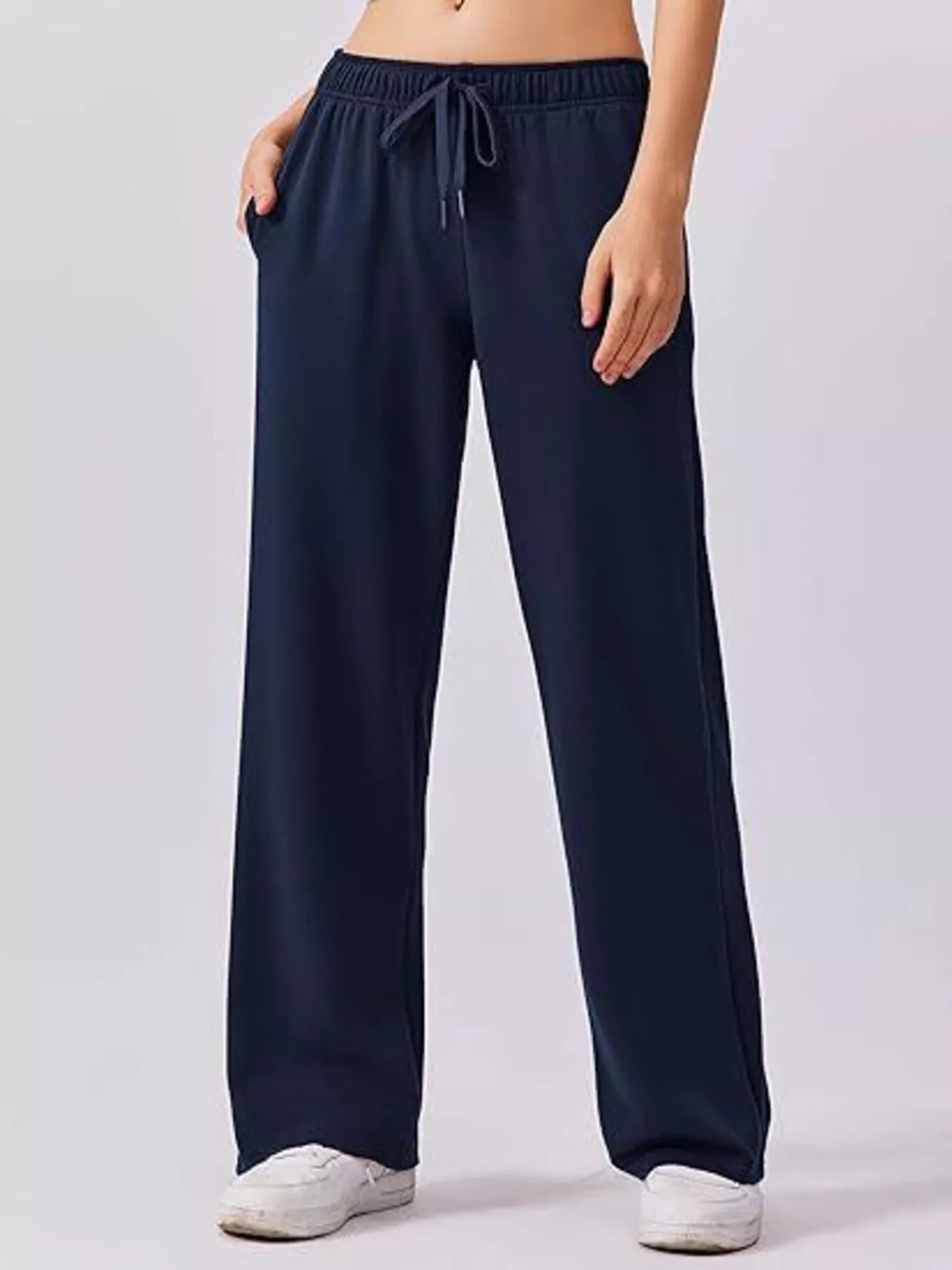 Relaxed Fit Quarter-Zip Top and Pants Set -