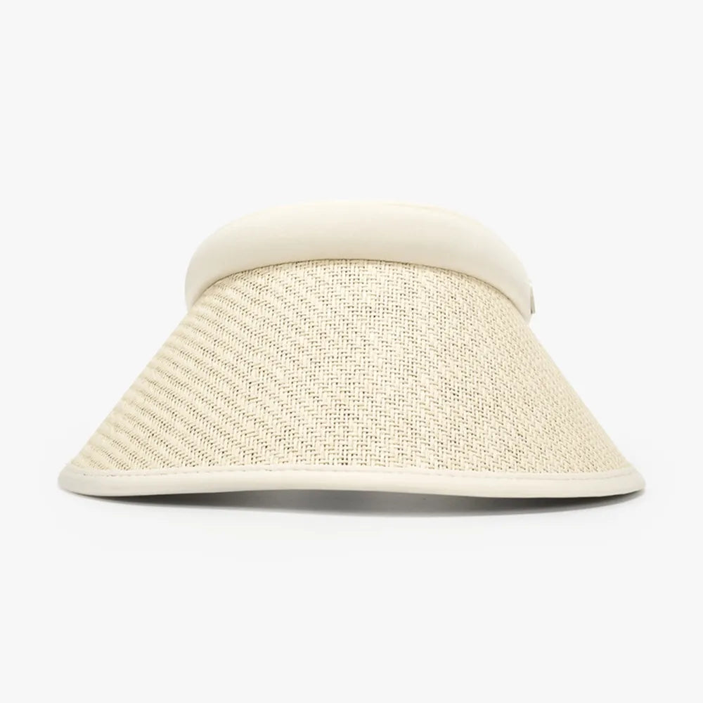 Solid Adjustable Weave Visor -