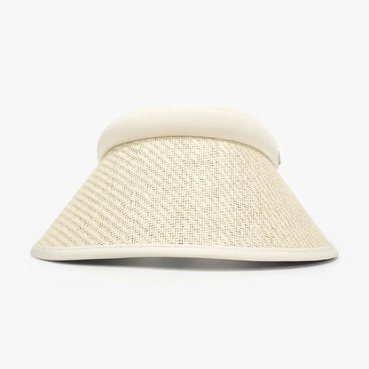 Solid Adjustable Weave Visor -