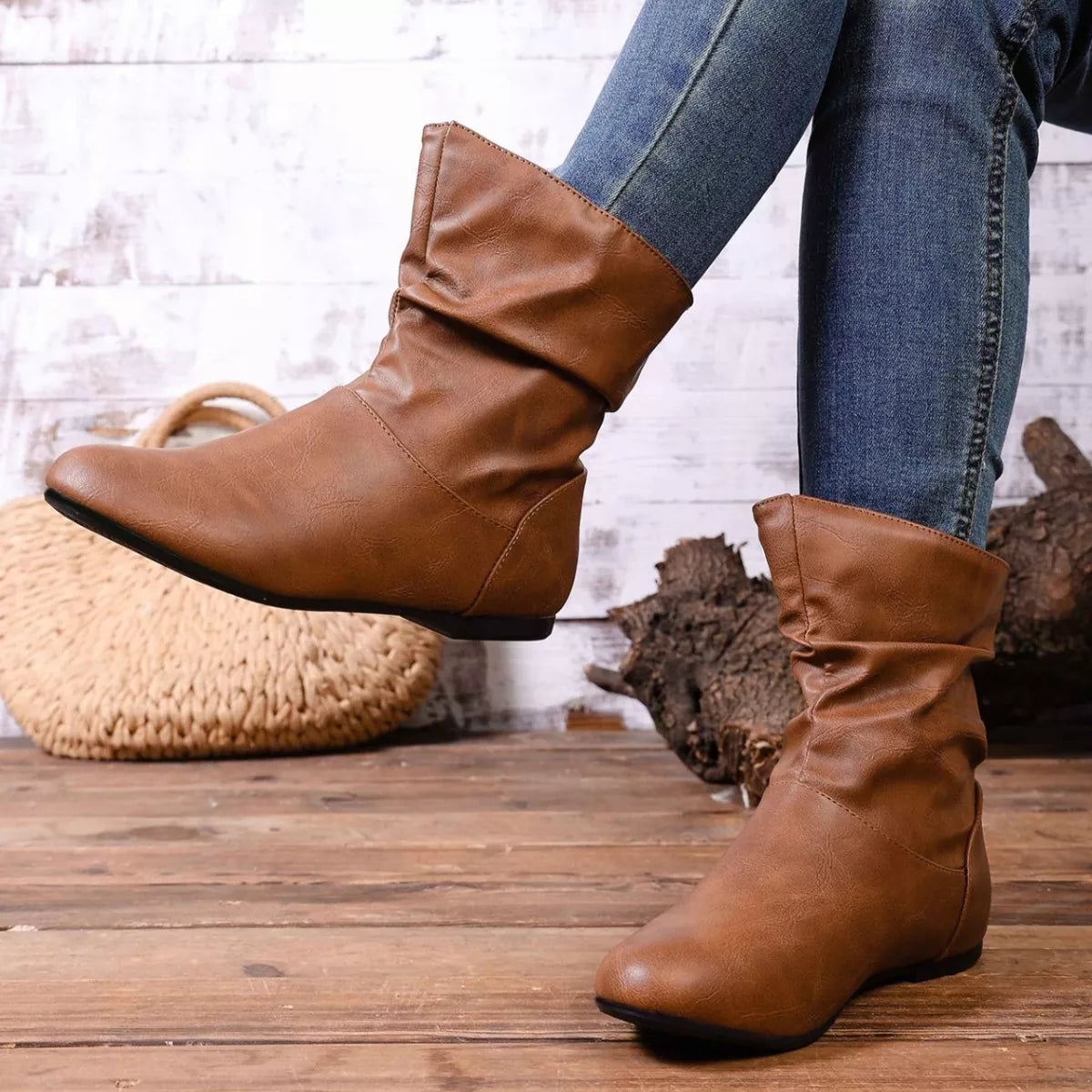 Flat Ankle Boots -