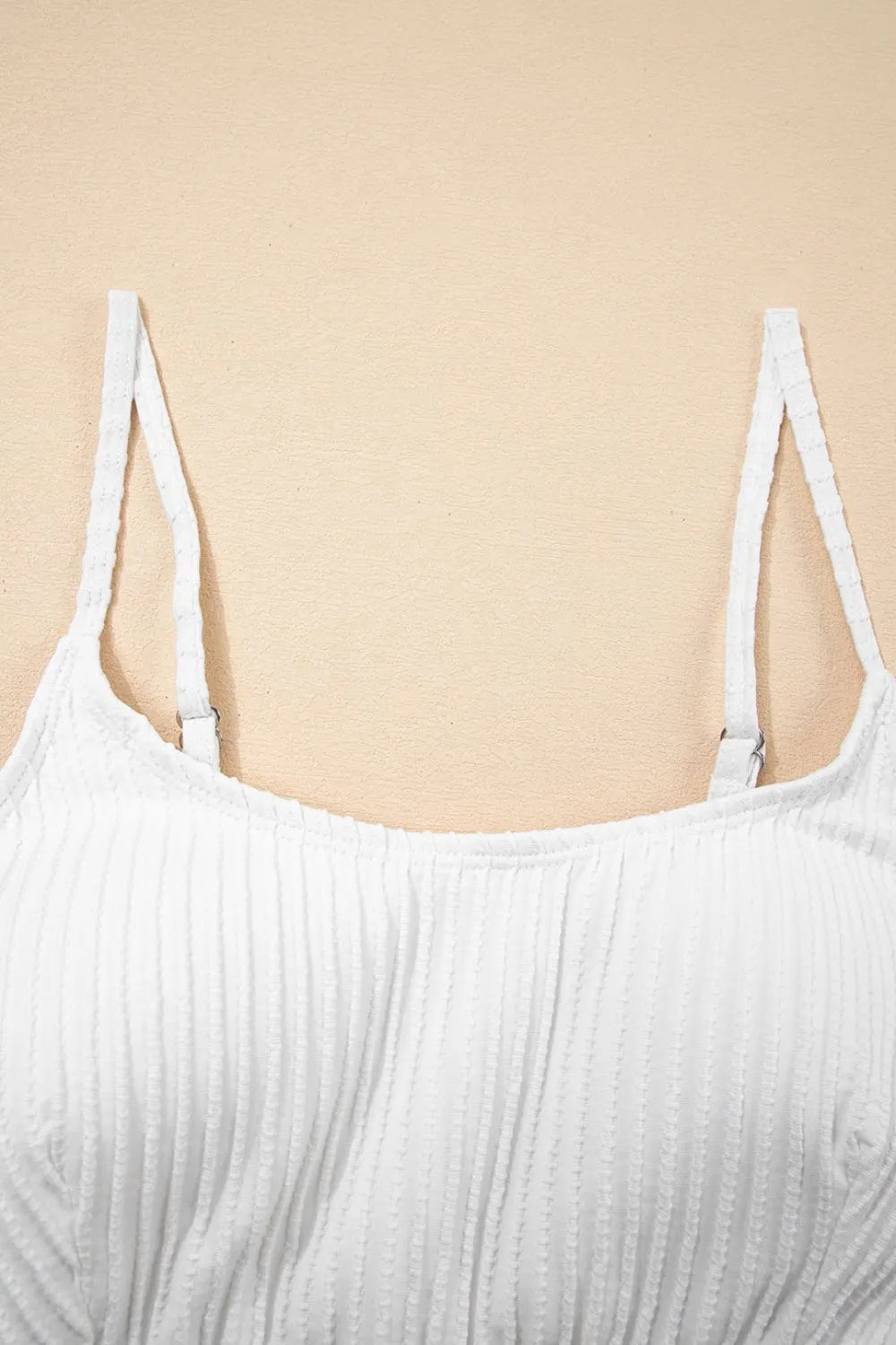 Textured Bikini High Waist Swimsuit Set -