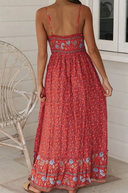 Printed Maxi Cami Dress -