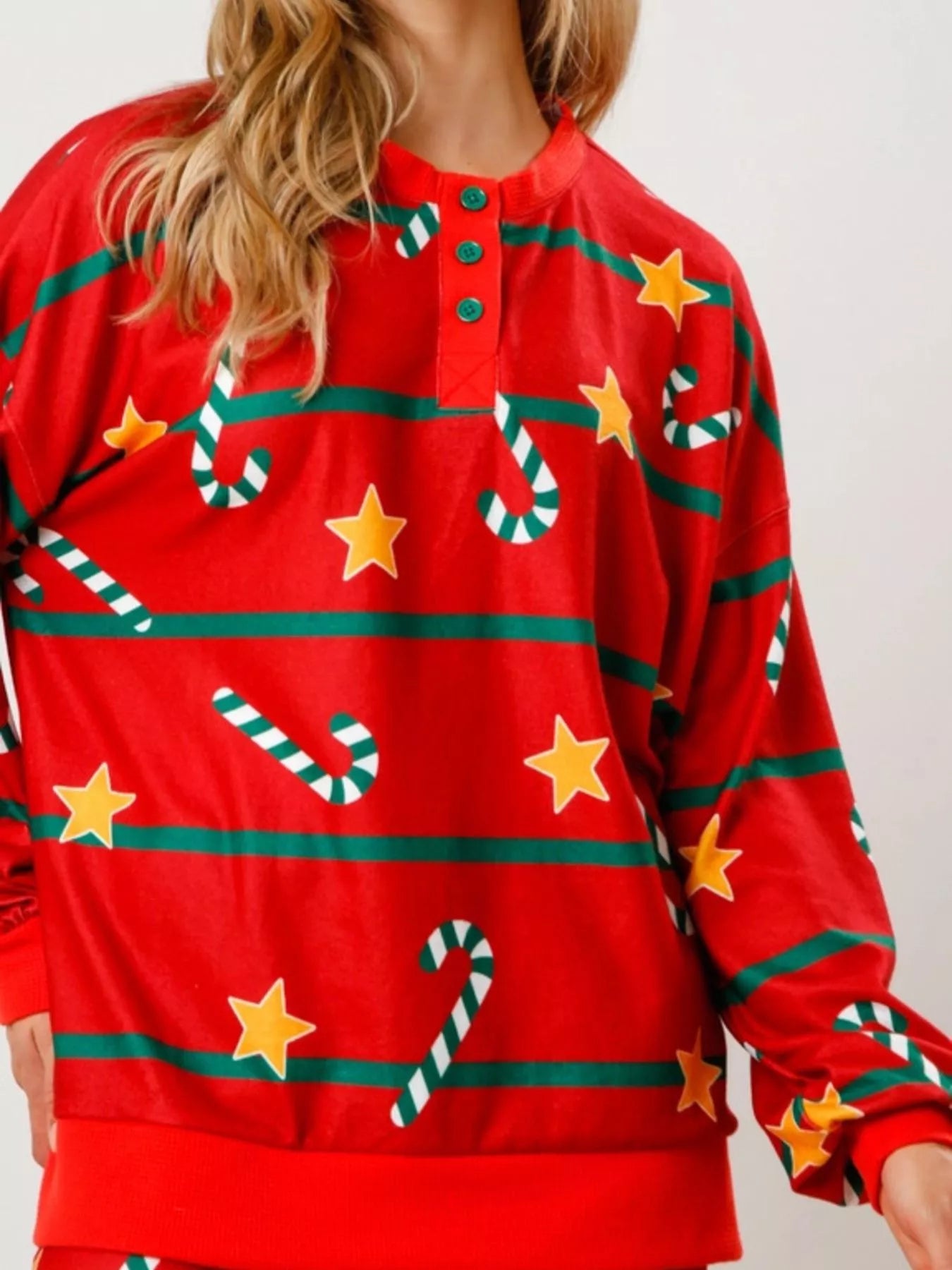 Christmas Long Sleeve Top and Pants Lounge Set -