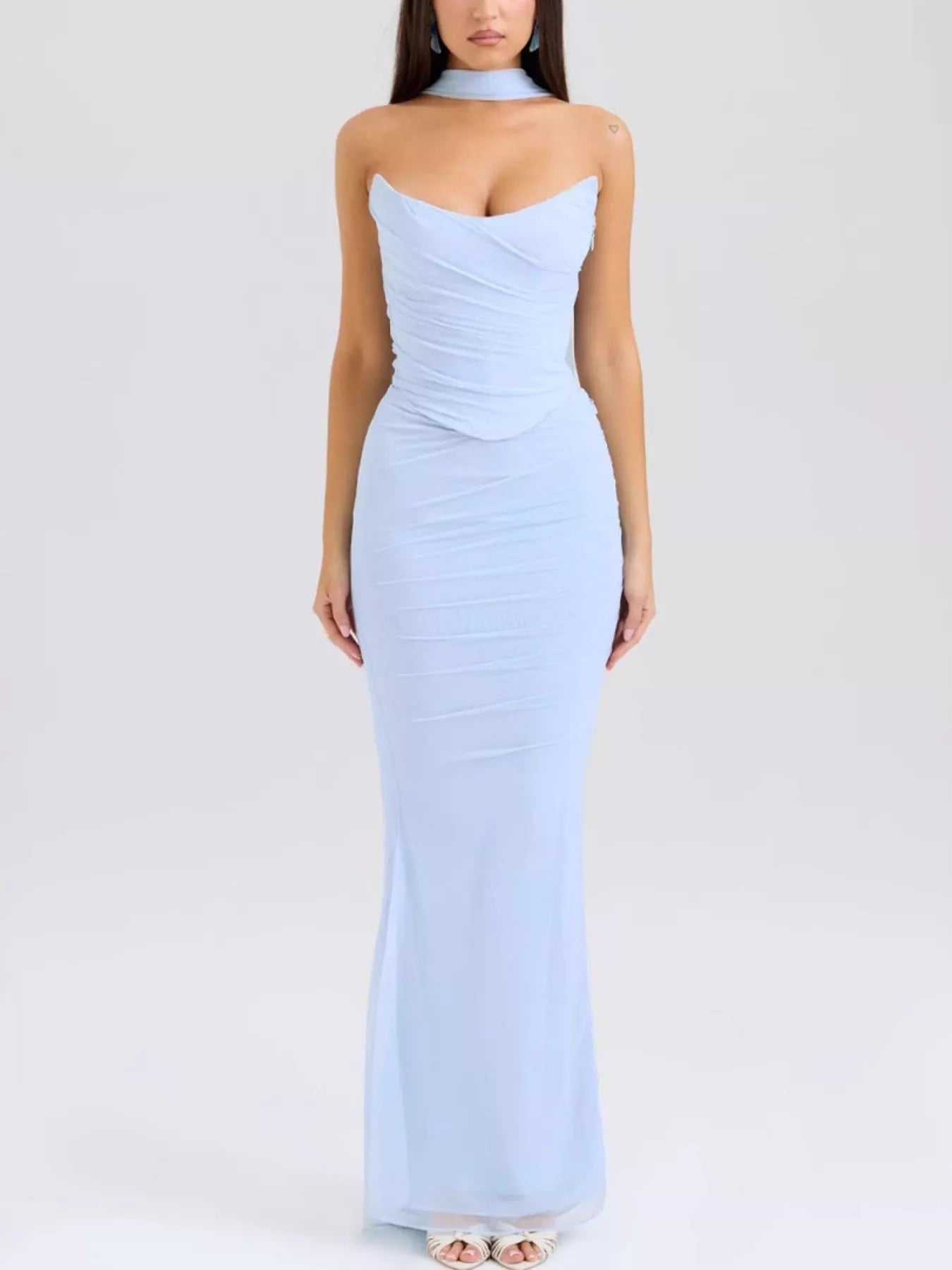 Tube Top and Maxi Skirt Set -