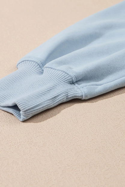 Half Zip Long Sleeve Top and Joggers Set -