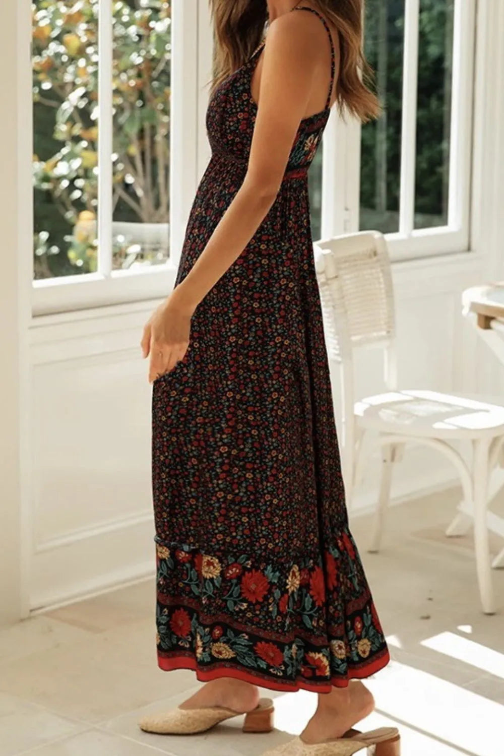Printed Maxi Cami Dress -