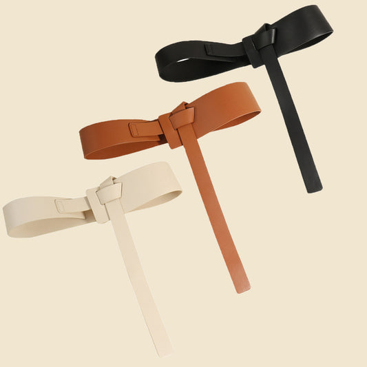 Knot Detail PU Belt -