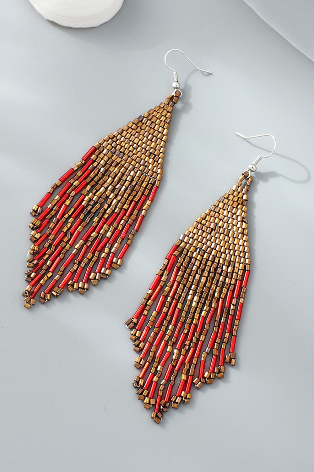 Beaded Dangle Earrings -