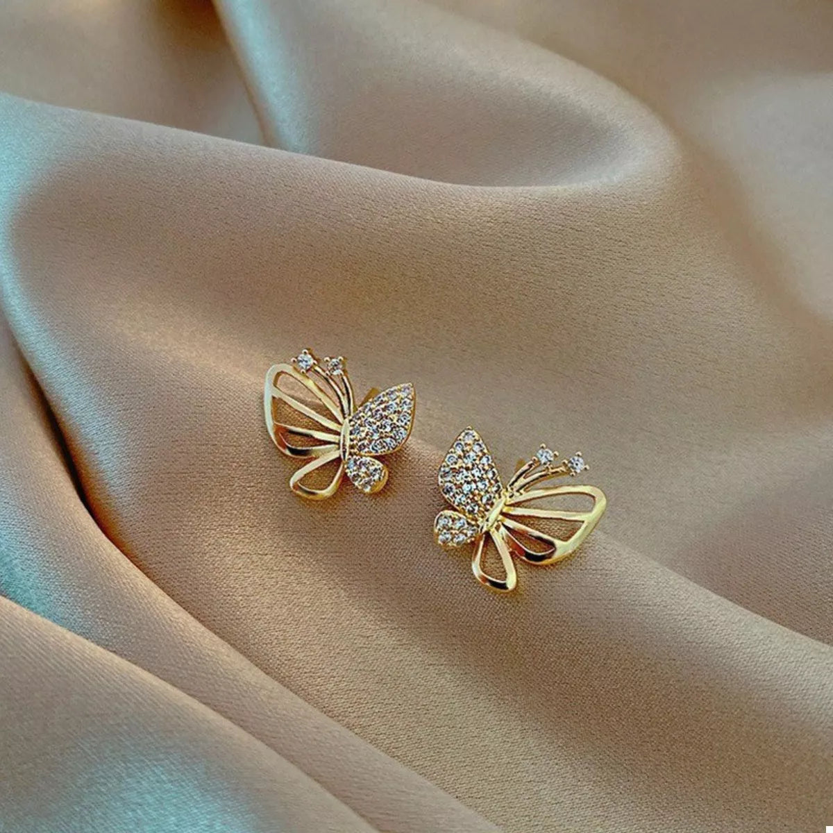 Butterfly Stud Earrings -