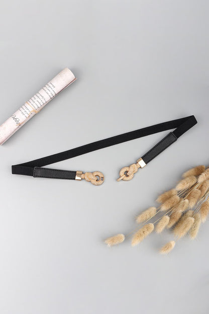 Buckle PU Leather Belt -