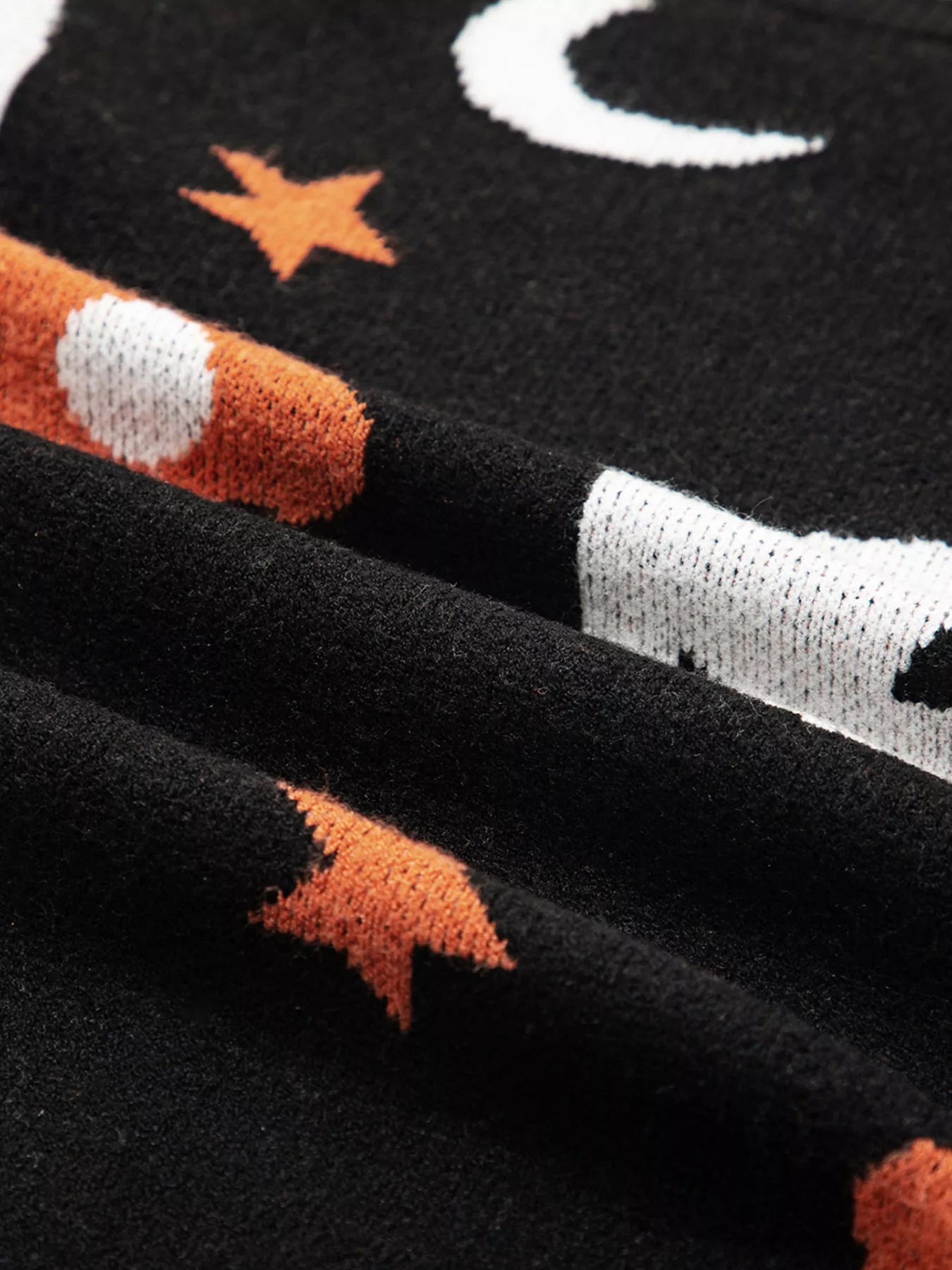 Gothic Pattern Long Sleeve Sweater -