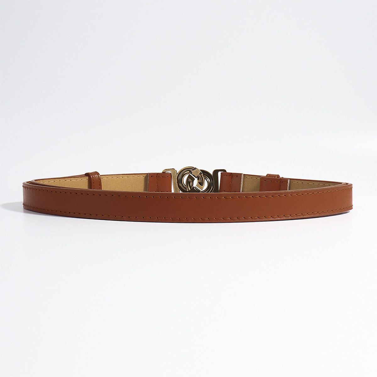 Alloy Buckle PU Belt -