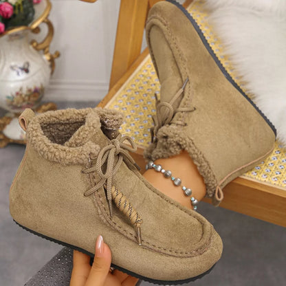 Plush Lining Ankle Boots -