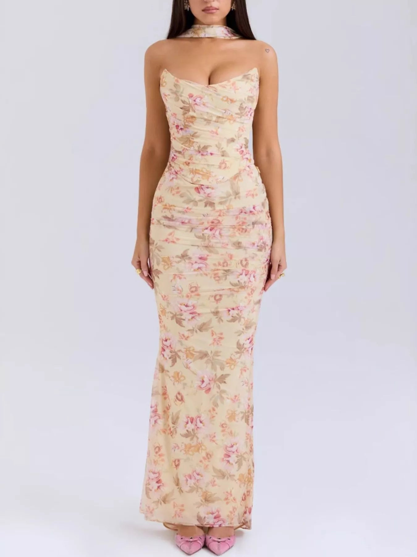 Tube Top and Maxi Skirt Set -