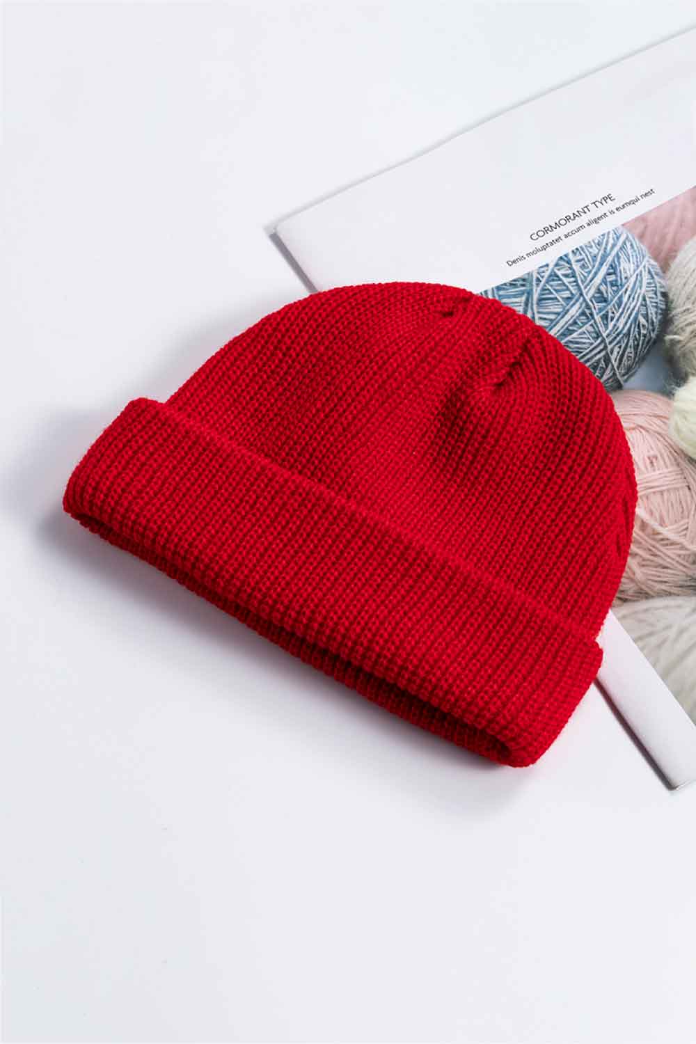 Cozy Rib-Knit Cuff Beanie -