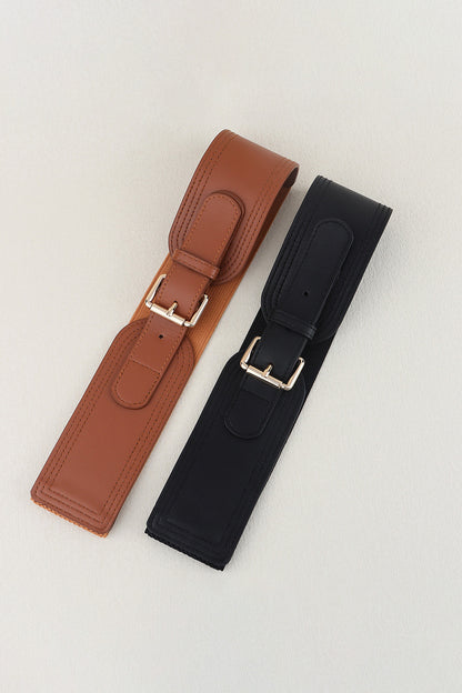 Elastic Wide PU Belt -