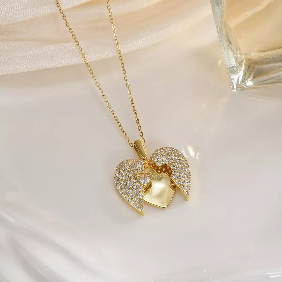 Heart Locket Necklace -