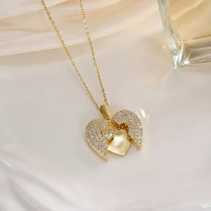 Heart Locket Necklace -