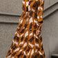 Printed Tied Pocketed Lantern Sleeve Dress | AdoreStarr