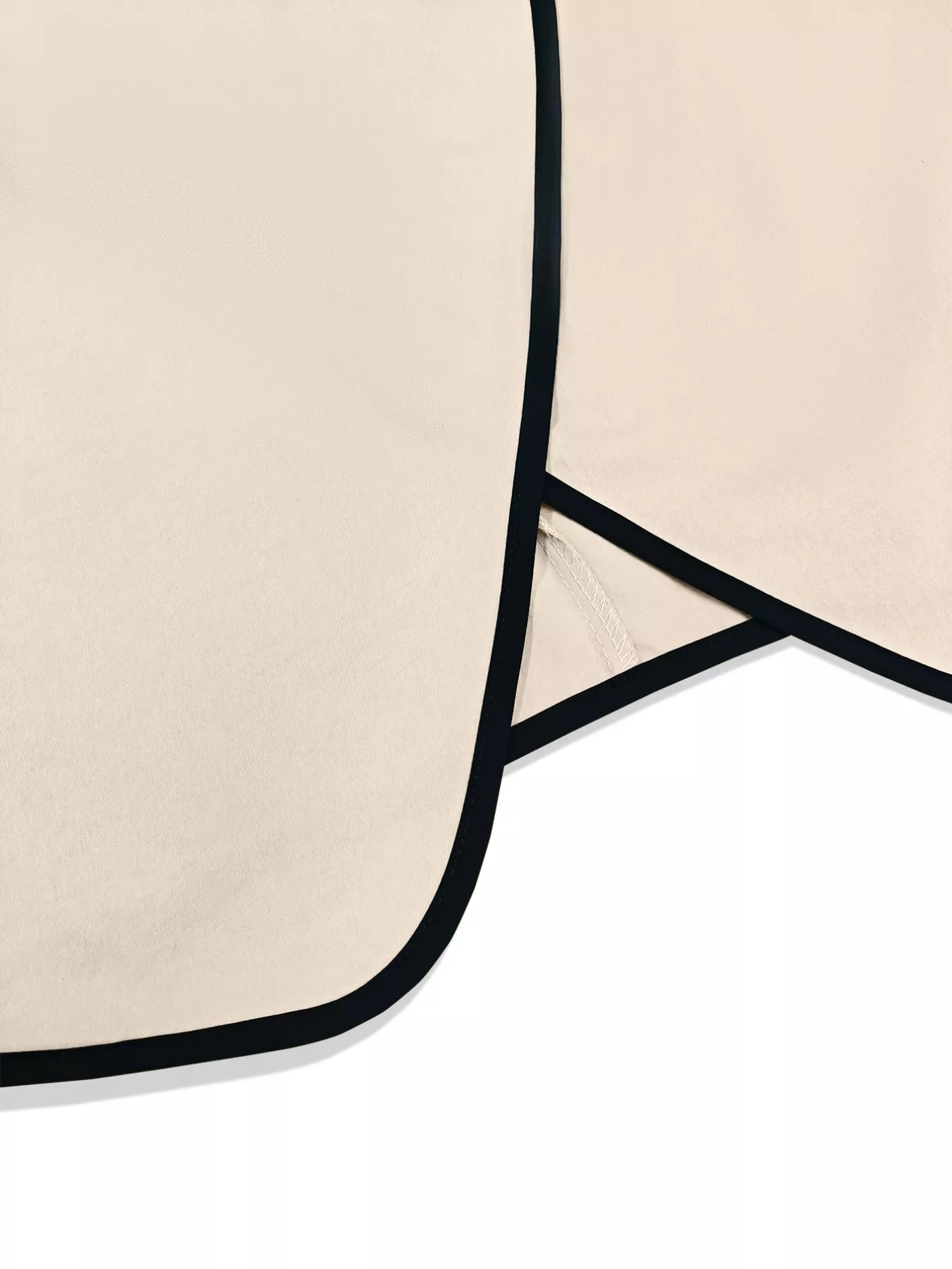 Contrast Trim Top and Wide Leg Pants Set -