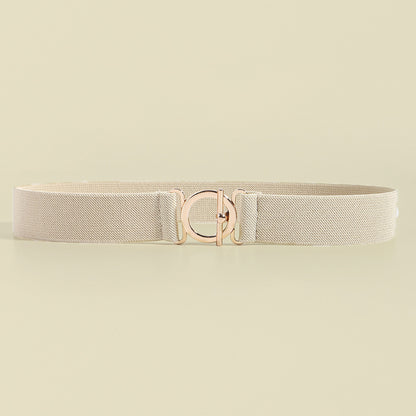 Toggle Clasp Elastic Belt -