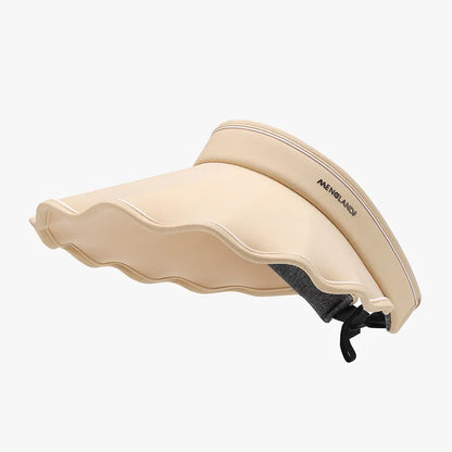 Adjustable Ice Silk Sun Hat - Apricot One Size