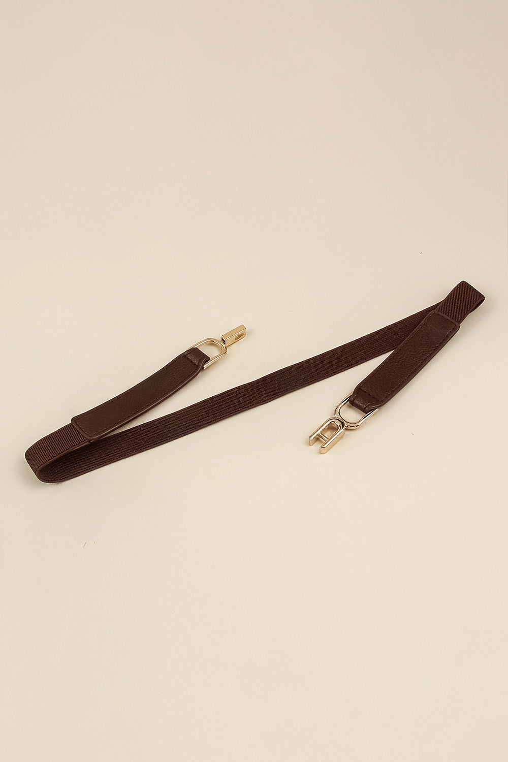 Alloy Buckle Elastic Belt -