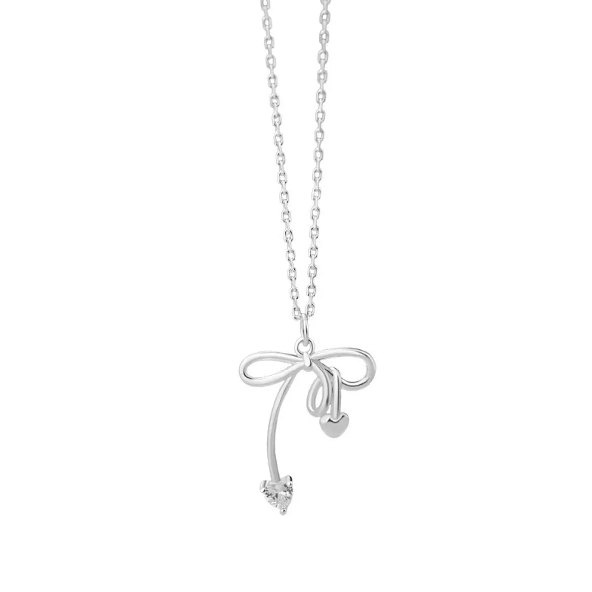 Bowknot Pendant Necklace -