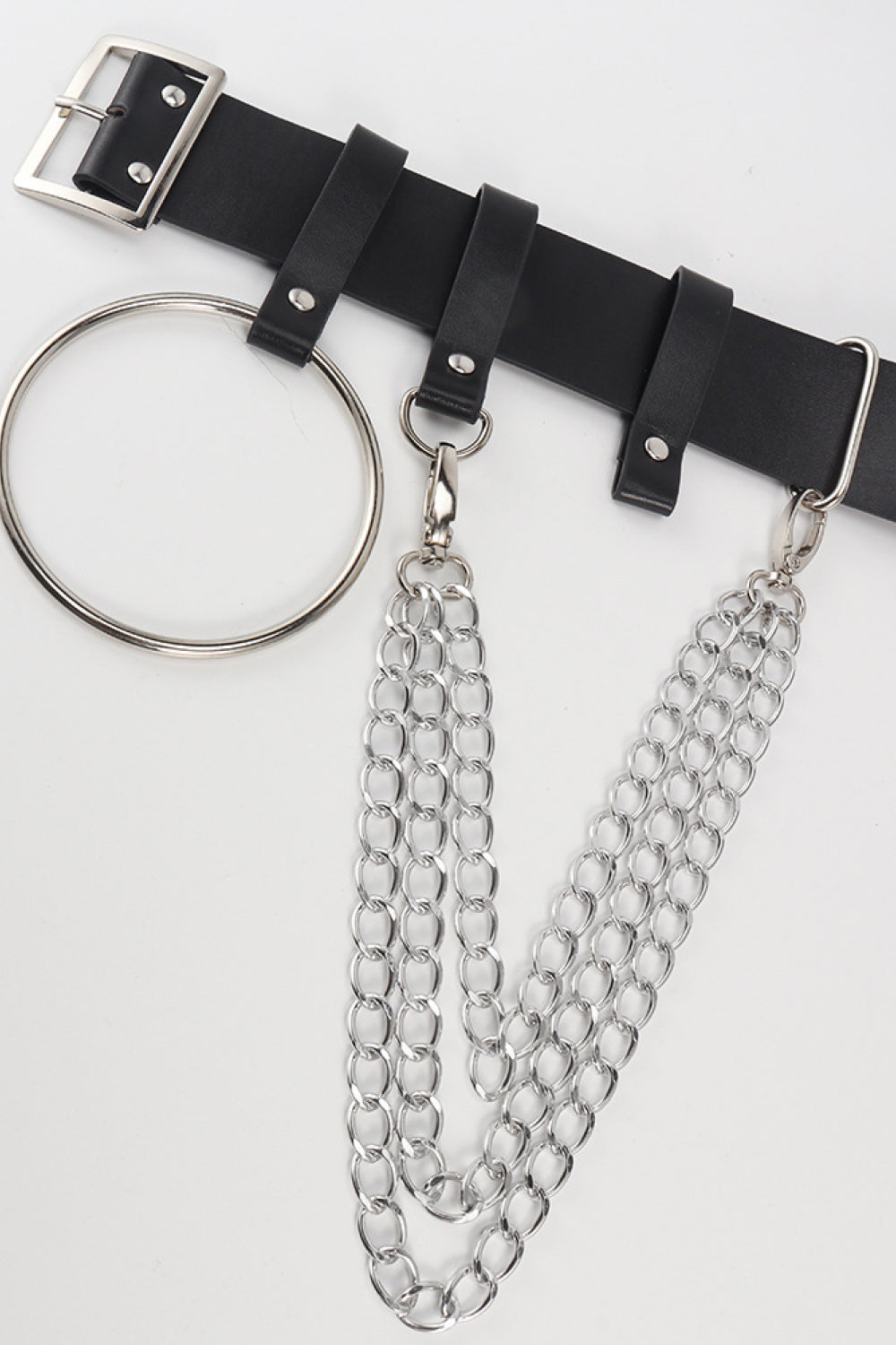 PU Belt with Chain -