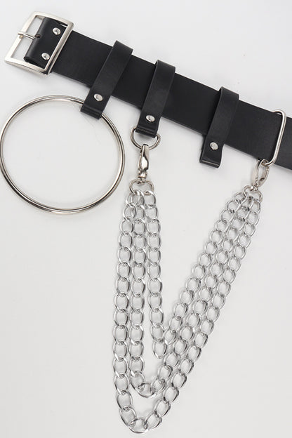 PU Belt with Chain -
