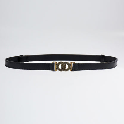 Alloy Buckle PU Belt -