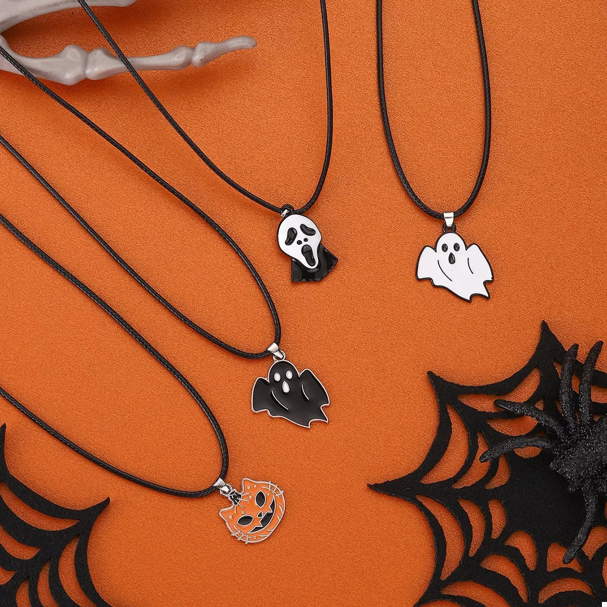 Ghost Pendant Necklace -