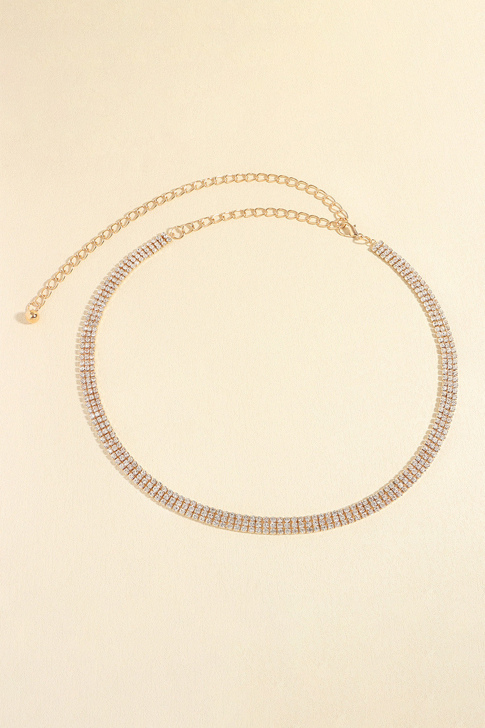 Rhinestones Alloy Belt -